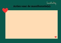 Acties Manifestatie